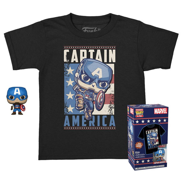 POP! Tees: Captain America (Marve) Special Kiadás M
