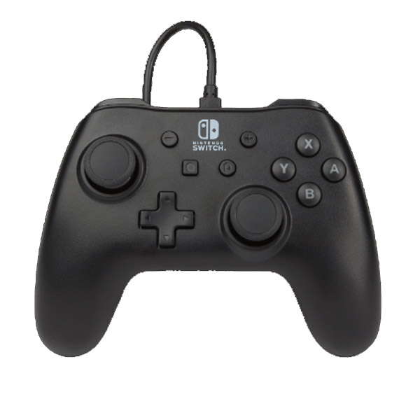 PowerA Vezetékes Vezérlő Nintendo Switch számára, Matte fekete - OPENBOX (Bontott csomagolás, teljes garancia)
