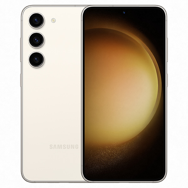 Samsung Galaxy S23, 8/256GB, cream, A osztály - használt, 12 hónap garancia