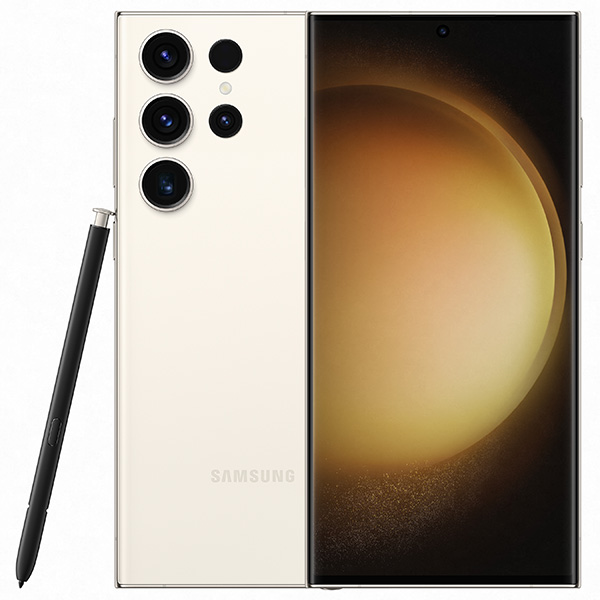Samsung Galaxy S23 Ultra, 8/256GB, cream | bontott csomagolás