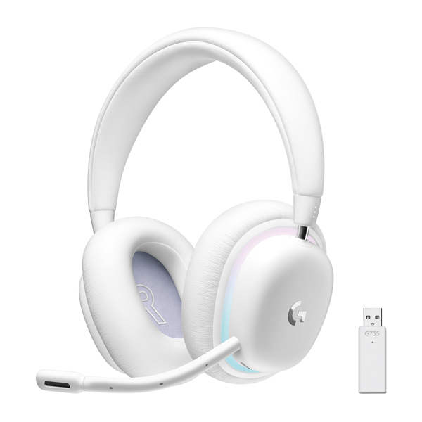 Logitech G735 Wireless Gaming Headset (Aurora Collection), white - OPENBOX (Bontott csomagolás, teljes garancia)