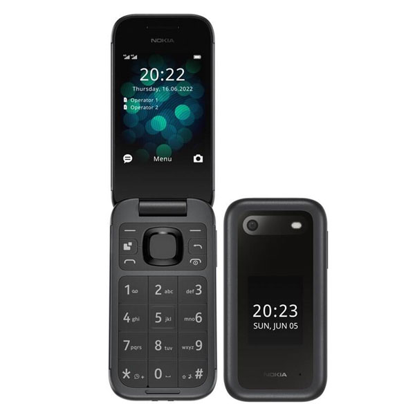 Nokia 2660 Flip Dual SIM, fekete