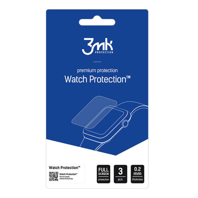 Védőfólia 3mk Watch Protection for Apple Watch 8, 41 mm