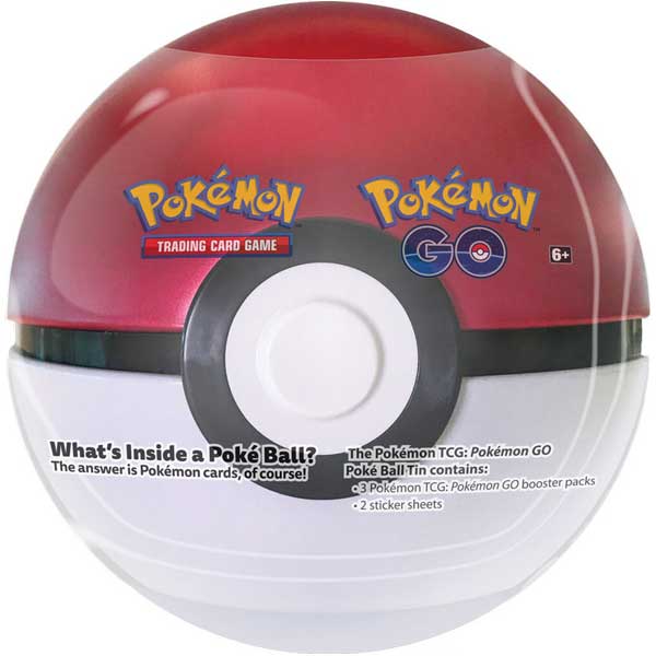 PKM Go Ball Tin White Red (Pokémon) - OPENBOX (Bontott csomagolás, teljes garancia)