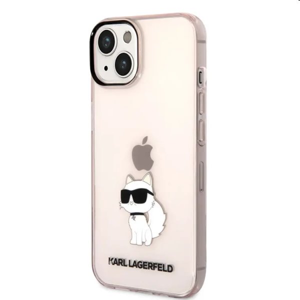 Tok Karl Lagerfeld IML Choupette NFT for Apple iPhone 14, rózsaszín