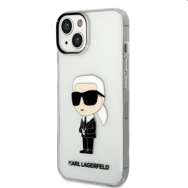 Tok Karl Lagerfeld IML Ikonik NFT for Apple iPhone 14 Plus, átlátszó