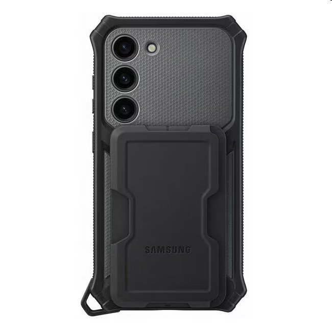 Tok Rugged Gadget for Samsung Galaxy S23 Plus, titan (levehető fogantyúval)