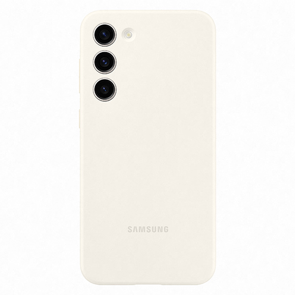 Tok Silicone Cover for Samsung Galaxy S23 Plus, cotton