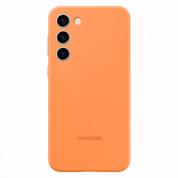 Tok Silicone Cover for Samsung Galaxy S23 Plus, orange