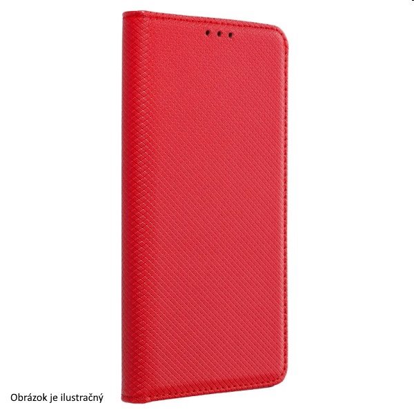 Tok Smart Case Book for Motorola Moto G62, piros