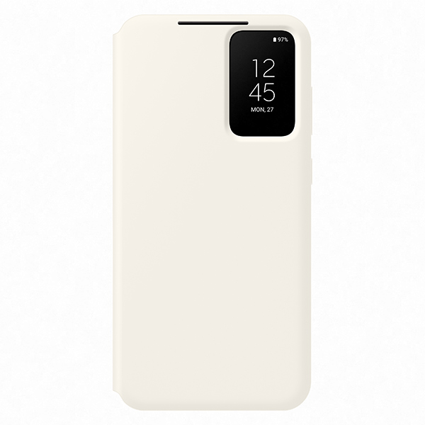 Tok Smart View Wallet for Samsung Galaxy S23 Plus, cream