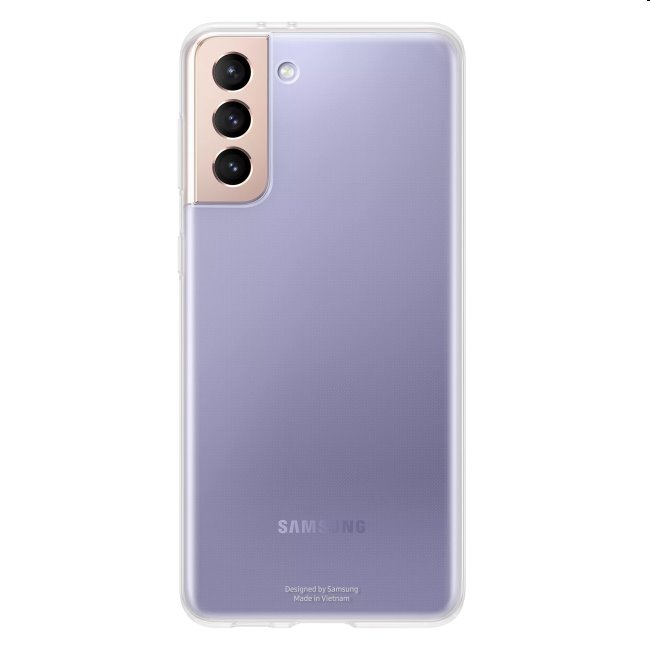 Clear Cover tok Samsung Galaxy S21 Plus számára, átlátszó - OPENBOX (Bontott csomagolás, teljes garancia)