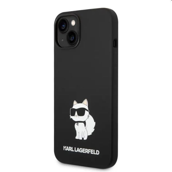 Hátlapi tok Karl Lagerfeld Liquid Silicone Choupette NFT for Apple iPhone 14 Plus, fekete
