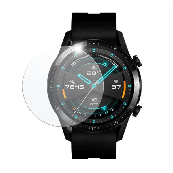 FIXED Edzett védőüveg for Huawei Watch GT 2 (46 mm), 2 darab