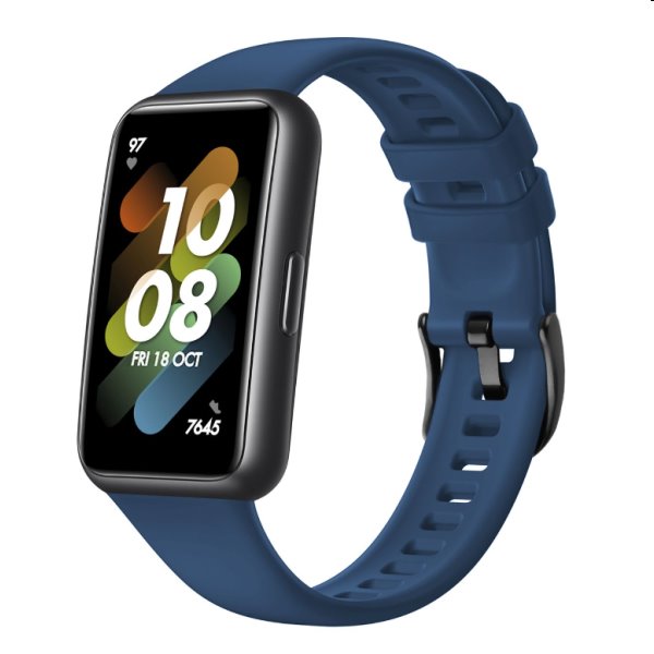 FIXED szilikonszíj for Huawei Band 7, kék