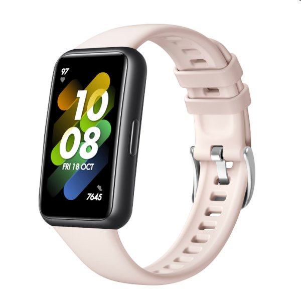 FIXED szilikonszíj for Huawei Band 7, rózsaszín