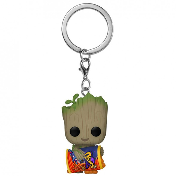 POP! Groot with Cheese Puffs (Marvel) kulcstartó POP! Groot with Cheese Puffs (Marvel) kulcstartó