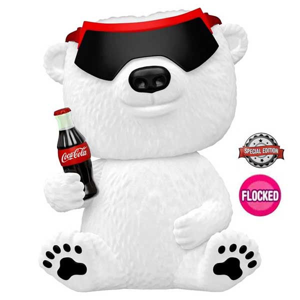 POP! 90s Polar Bear (Coca Cola) Special Kiadás (Flocked) - OPENBOX (Bontott csomagolás, teljes garancia)