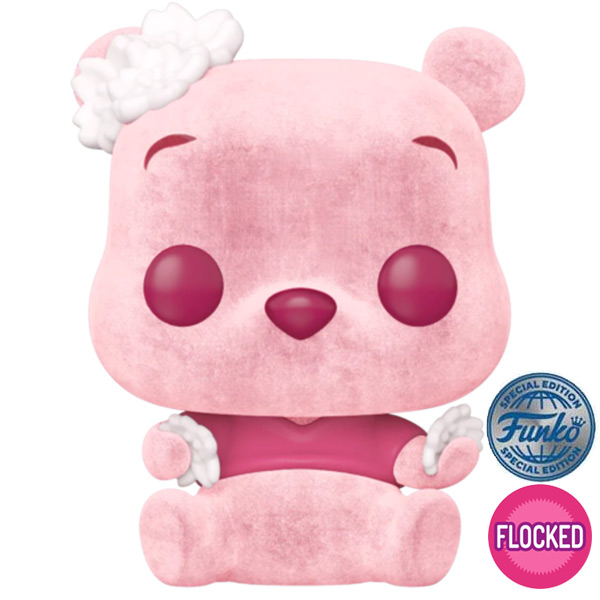 POP! Disney: Cherry Blossom Pooh (Macko Pu) Special Kiadás (Flocked) figura POP! Disney: Cherry Blossom Pooh (Macko Pu) Special Kiadás (Flocked) figura