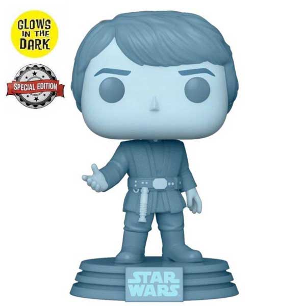 POP! Holographic Luke Skywalker (Star Wars) Special Kiadás (Világít a sötétben) figura