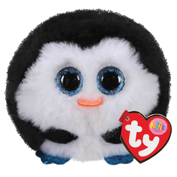 TY Puffies pingvin Waddles, 8 cm