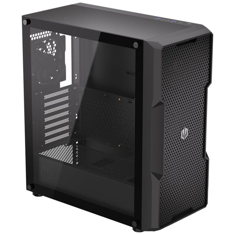 ENDORFY case Regnum 400 Air / ATX / 4x120mm / 2xUSB / üveg oldalfalak / fekete