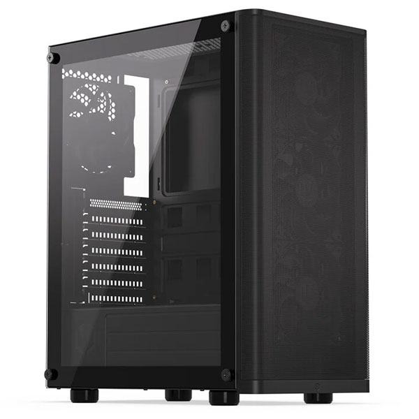 ENDORFY case Ventum 200 Air/ 4x120mm PWM fan / 2xUSB / edzett üveg / fekete akciós termékkép 1