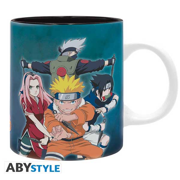 Team 7 vs Haku Zabuza (Naruto) bögre