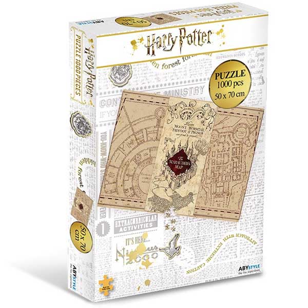 Jigsaw 1000 pieces Marauder s Map (Harry Potter) kirakós - OPENBOX (Bontott csomagolás, teljes garancia)