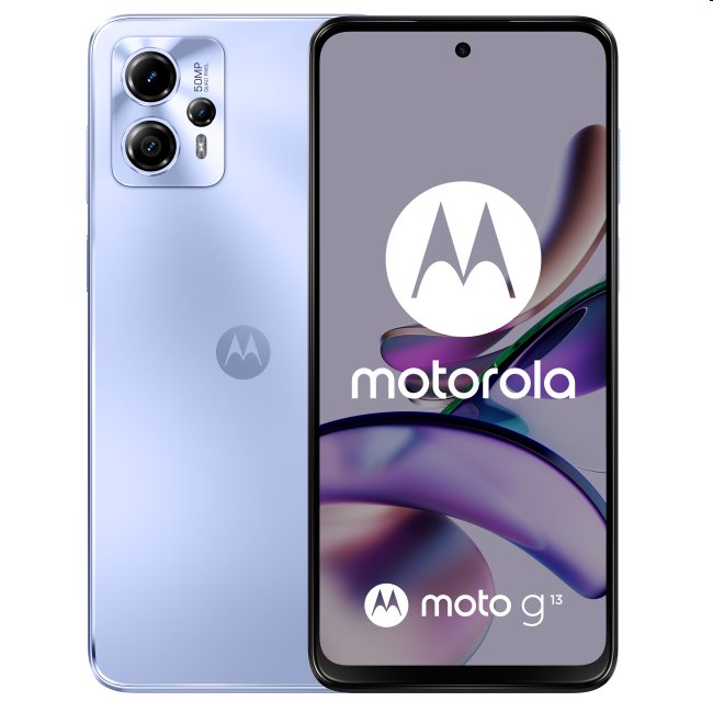 Motorola Moto G13, 4/128GB, lavender blue szín Motorola Moto G13, 4/128GB, lavender blue szín