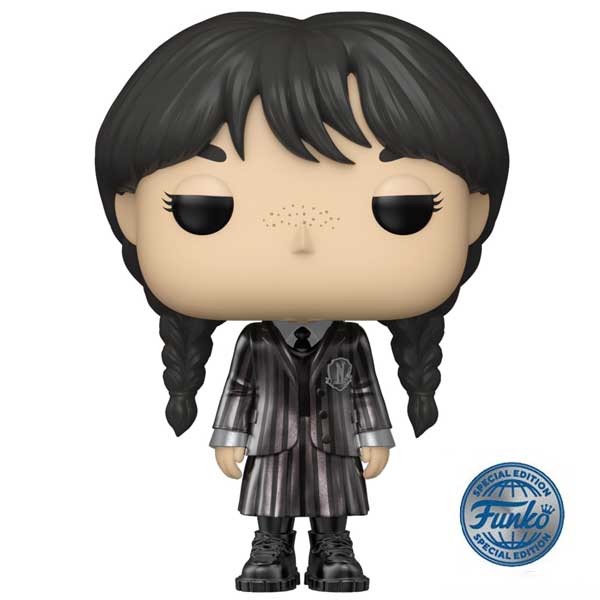 POP! TV: Wednesday Addams (Wednesday) Special Kiadás Metallic figura