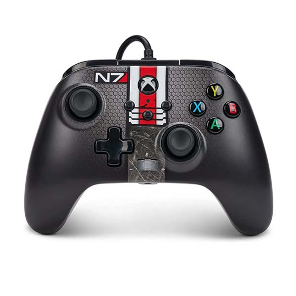PowerA Enhanced vezetékes kontroller Xbox Series számára, Mass Effect N7 - OPENBOX (Bontott csomagolás, teljes garancia)
