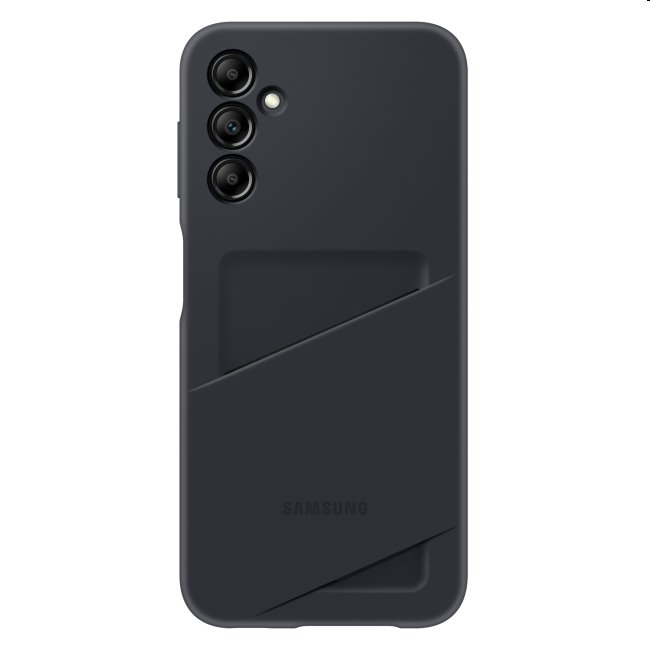 Card Slot Cover tok Samsung Galaxy A14 és A14 5G számára, fekete