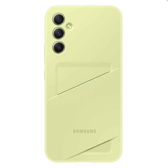 Card Slot Cover tok Samsung Galaxy A34 5G számára, lime