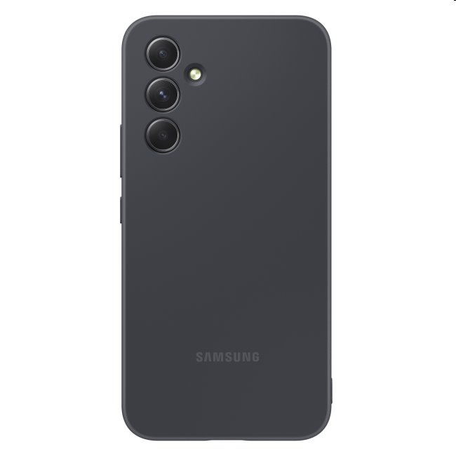 Silicone Cover tok Samsung Galaxy A54 5G számára, fekete Silicone Cover tok Samsung Galaxy A54 5G számára, fekete