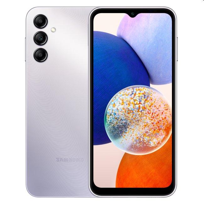 Samsung Galaxy A14 5G, 4/64GB, silver | új termék, bontatlan csomagolás