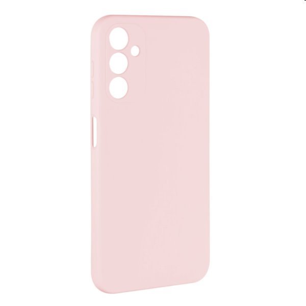 FIXED Story Gumírozott hátlapi tok Samsung Galaxy A14/A14 5G számára, rózsaszín