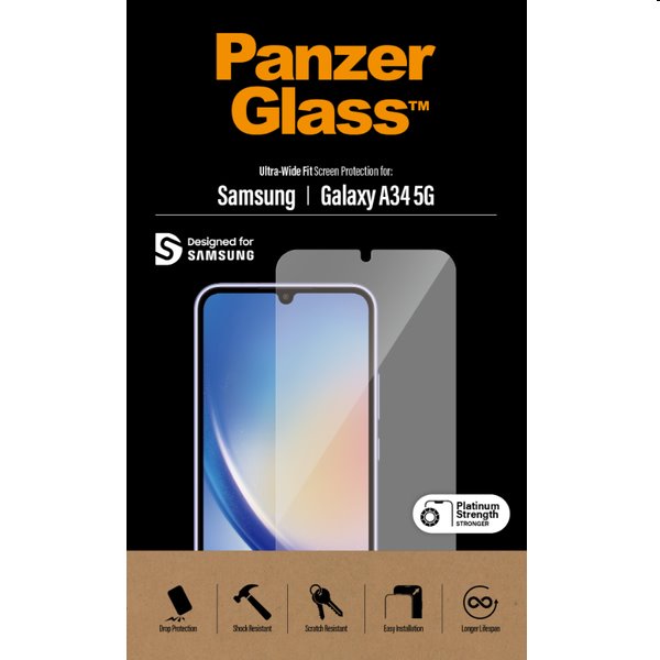 PanzerGlass UWF védőüveg Samsung Galaxy A34 5G számára