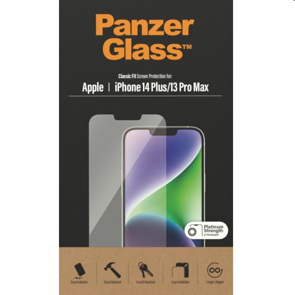 PanzerGlass AB védőüveg Apple iPhone 14 Plus/13 Pro Max számára - OPENBOX (Bontott csomagolás, teljes garancia)