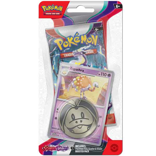 Pokémon TCG Scarlet & Violet Checklane Blister Espathra (Pokémon) kártyajáték Pokémon TCG Scarlet & Violet Checklane Blister Espathra (Pokémon) kártyajáték
