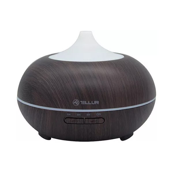 Tellur WiFi Smart aromadiffúzor, 300 ml, LED, sötétbarna - OPENBOX (Bontott csomagolás, teljes garancia)