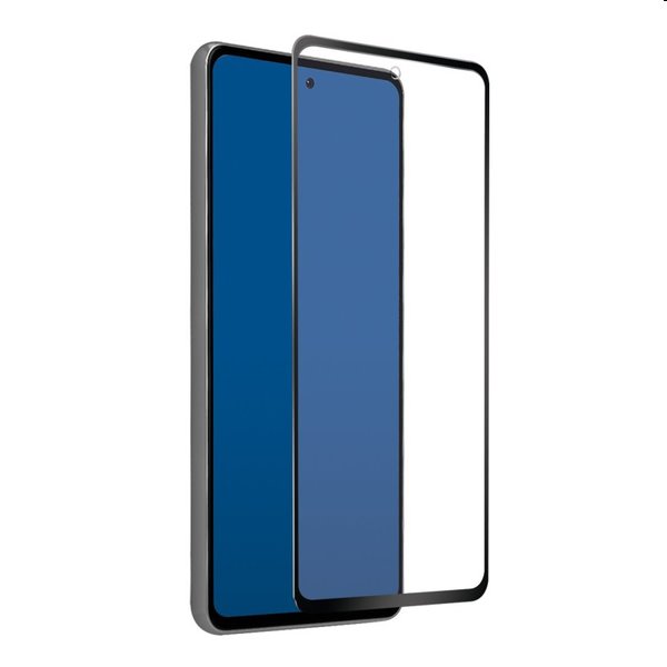 SBS Full Cover edzett üveg Samsung Galaxy A54 5G számára, fekete