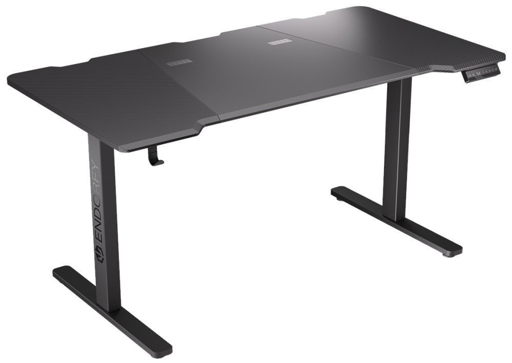 ENDORFY gamer asztal Atlas L electric / 150cm x 78cm / teherbírás 80 kg / magasság elekt. beállítható (73-120cm) / fekete ENDORFY gamer asztal Atlas L electric / 150cm x 78cm / teherbírás 80 kg / magasság elekt. beállítható (73-120cm) / fekete