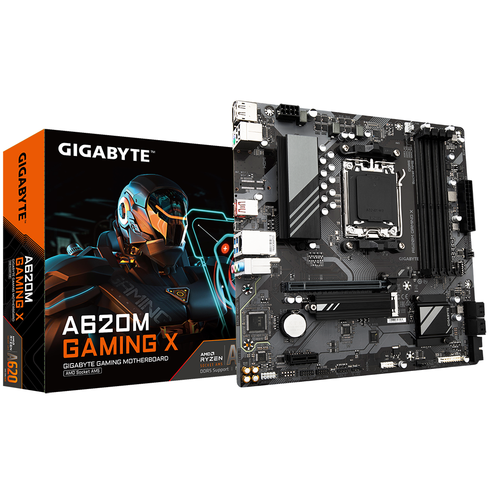 Gigabyte A620M GAMING X, AMD A620, AM5, 4xDDR5, mATX