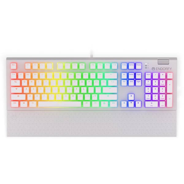 Endorfy Omnis Pudding Onyx White Brown gamer billentyűzet akciós termékkép 1