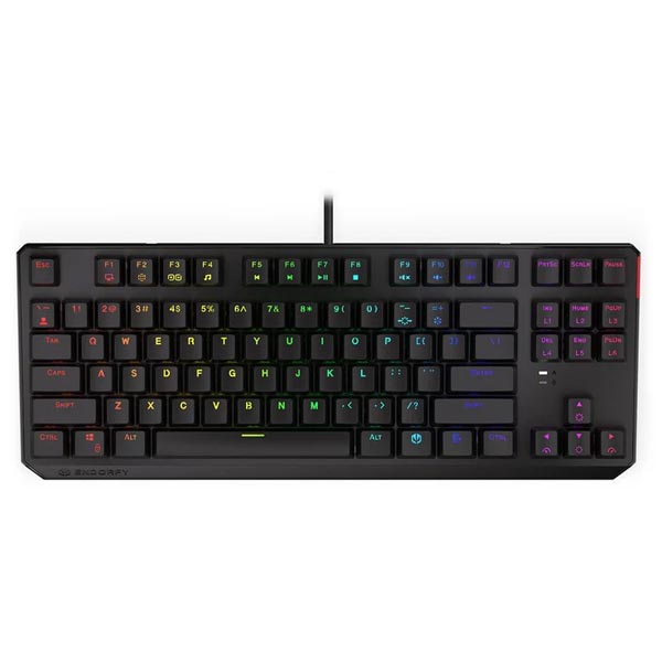 Gamer billentyűzet Endorfy Thock TKL Piros, US