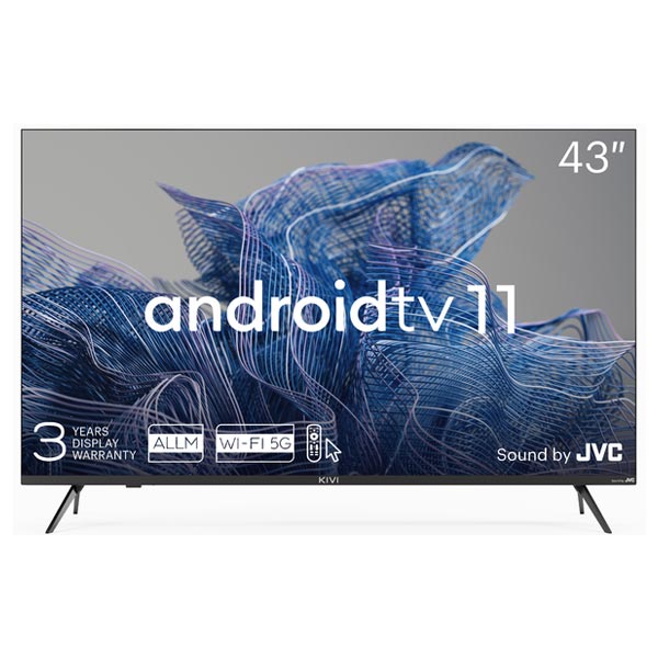 Kivi TV 43U750NB, 43" (109 cm),UHD, Android TV 11, fekete