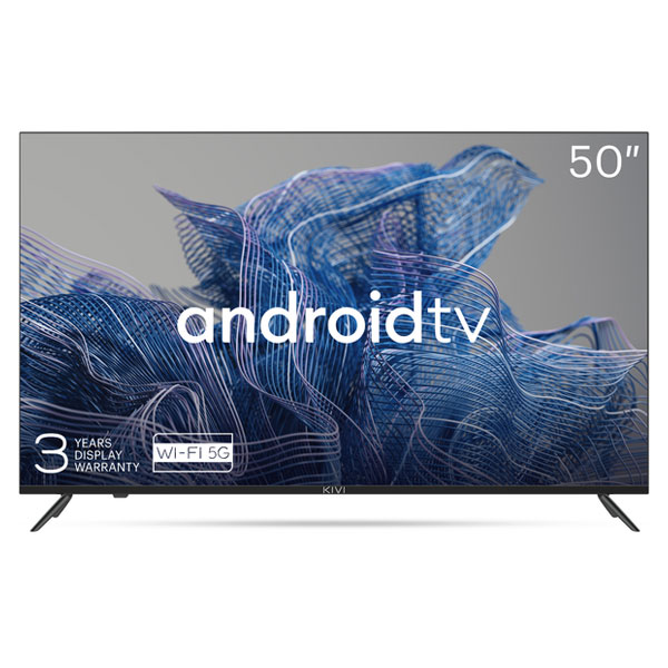 Kivi TV 50U740NB, 50" (127 cm), UHD, Google Android TV, fekete