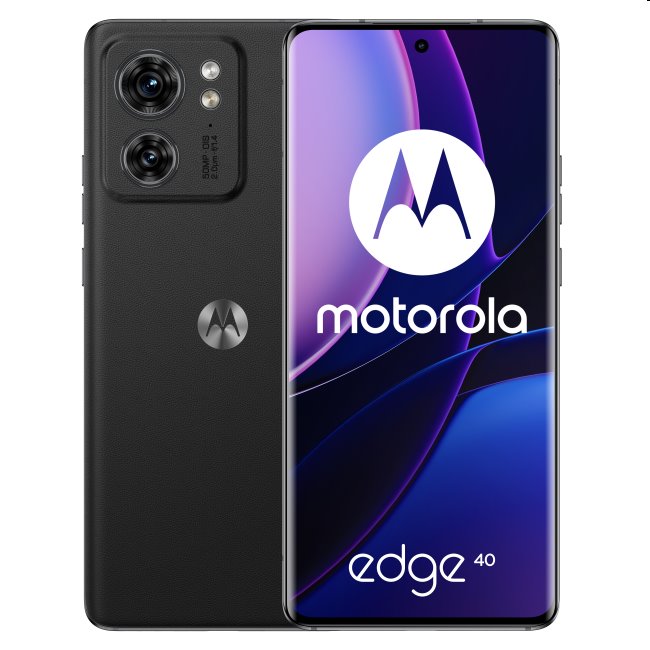 Motorola Edge 40, 8/256GB, fekete | új termék, bontatlan csomagolás