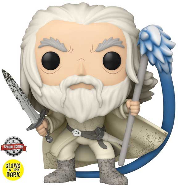 POP! Gandalf The fehér (Lord of the Rings) Special Kiadás (Glows in the Dark) - OPENBOX (Bontott csomagolás, teljes garancia)